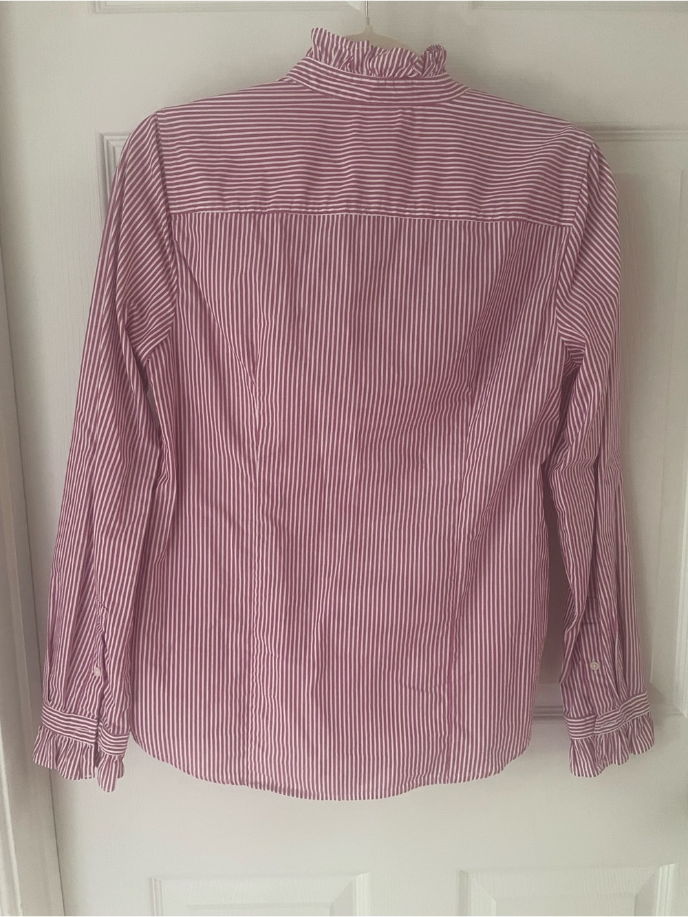 J. Crew Pink Striped Button-Up Shirt - Picture 4 of 4